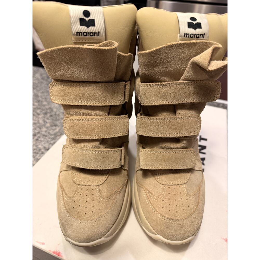 Isabel Marant Suede Balskee Sneakers - Picture 2 of 9